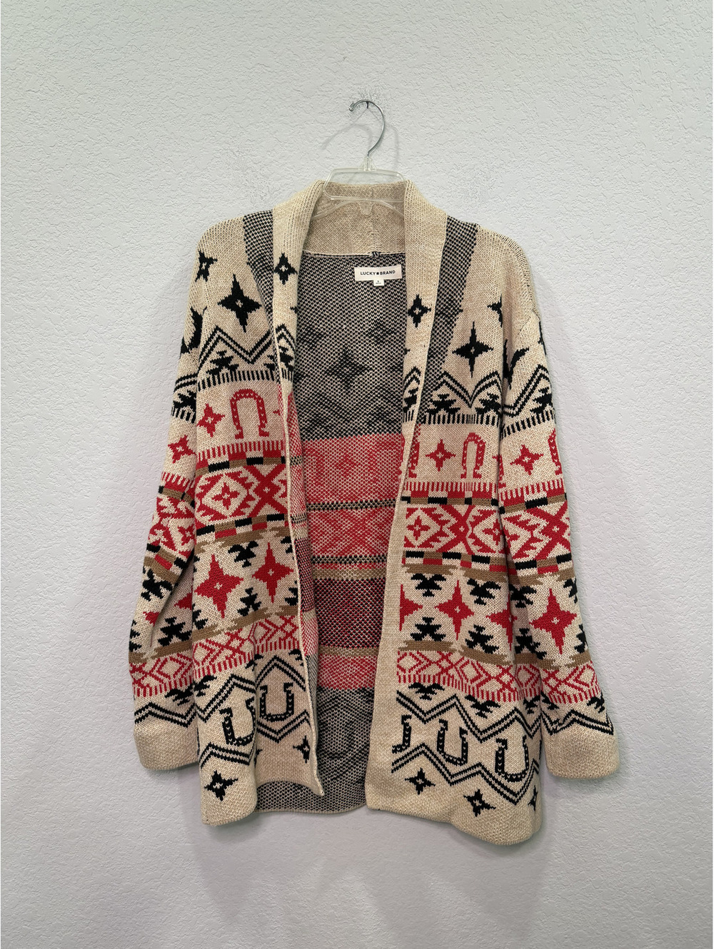 Lucky Brand Women's Woven Oversized Cardigan - S